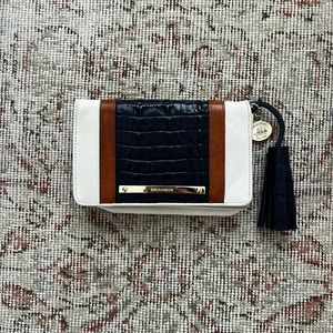 Brahmin, leather clutch bag